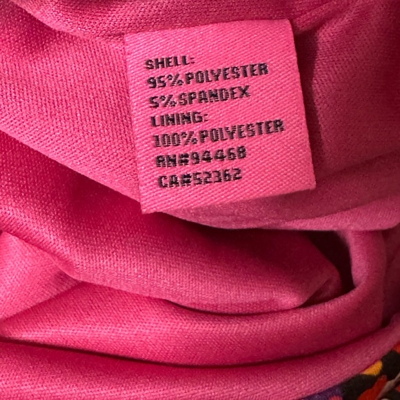 Betsey Johnson Multi Heart Print Sleeveless Ruchied Dress - Picture 8 of 11